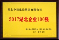 2017湖北企業(yè)100強